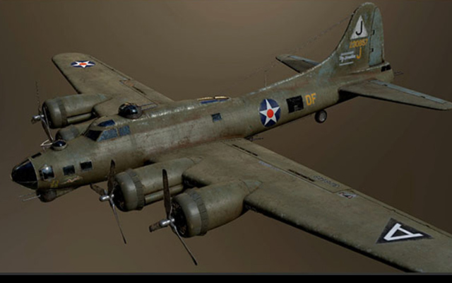 maya substance painter 轟炸機材質(zhì)貼圖教程