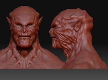 次世代zbrush和3Dsmax游戲建模技巧全解-制作高模篇
